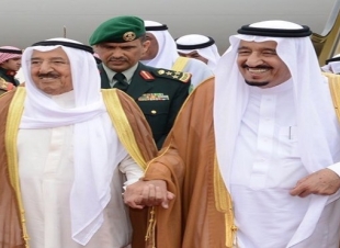 الملك يتلقى برقية من أمير الكويت تستنكر الاعتداء الإرهابي بالقطيف